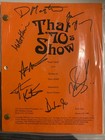 That 70 s Show Cast Signed Tv Script    punk Chick    Season 1 Episode 22   Postcard