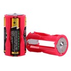 Portable 4pcs 4aaa To C Size Parallel Battery Convertor Adapter Holder Cases Box