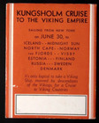 1936 Wonder Cruise To The North Cape Russia   Lands Of The Vikings Brochure