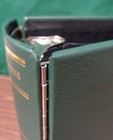Scott Specialty Specialized Green Large 3 Ring Binder   Dust Case New