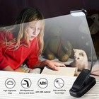 Led Book Light Clip On Reading Lamp Flexible Portable Battery Powered For Bed