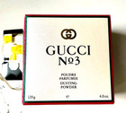 Vintage Gucci No 3 Dusting Powder Unused Sealed In Box 4 0 Oz