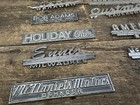 Lot Of 50 Vintage Automotive Dealer Plaques Emblems Metal All Wisconsin