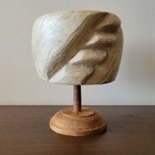 Kubanka Millinery Hat Block Plastic Vintage Supplies Form Antique Mold Wooden