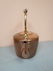 Very Big Antique Copper Kettle  Holds 7 5 Pints