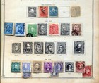 Argentina 1880s 1920s Used On Old Pages apx 100 Items  Rk 257