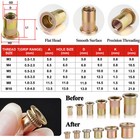 830pc Metric Rivet Nut Kit For Rivnut Tool Nut Setter Thread Setting Nutsert Gun