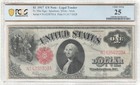 1917  1 Legal Tender Note - Speelman   white Signatures - Red Seal    mule    - Pcgs
