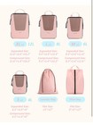 Pink Bagsmart Compression Packing Cubes For Travel  6 Set Travel Packing Cubes
