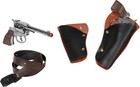 New Gonher Dual Cowboy Classic Diecast Gun   Holster Made In Spain