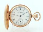 Antique 1900 Elgin 15j 0s Gr  223 - 14k Gold Hunter Pocket Watch - Rp 24  Runs