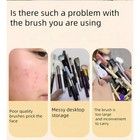 Professional Makeup Brush Set 5-piece With Travel Case Vegan