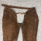 Barnstable Riding Suede Leather Chaps Size 14 Brown Trail Riding Equestrian