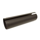 6 Inch Black Stove Pipe Snap-lock Design Single Wall Steel 24-gauge New