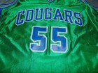Rare Carolina Cougars 1970 s Aba Powers Team Issued Basketball Jersey Size 44