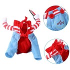 Chucky Dog Cosplay Costume Christmas Dog Clothes For L Medium Dogs