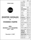 Studebaker Mechanical Parts Book 34 1935 1936 1937 1938 1939 1940 1941 1942 1946