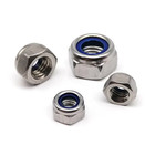 M2 5 Hex Nylon Lock Nut A2 304 Stainless Steel Din985 Nylock 25pcs Set