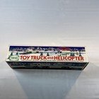 1995 Hess Toy Truck And Helicopter In Original Box