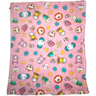 Fisher Price Pink Fleece Baby Animals Blanket Lovey 35x37 Htf Soft Security Girl
