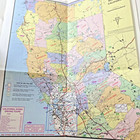 1997 Thomas Brothers Maps California State Atlas Guide Spiral Softbound Vintage