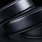 Genuine Leather Mens Ratchet Belt Belts For Men Adjustable Automatic Buckle S1