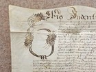1656 Sussex Culpeper Family Vellum Deed Indenture Manor Of Bolney Ardingly