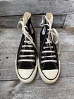 Vintage Converse All Stars 90 s High Top Black Sneakers   Made In Usa Sz 8