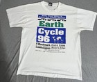 Vintage Earth Cycle 96 Shirt Mens Large Bike Cycling Little Miami 90s Made Usa