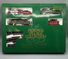 Heritage Village Collection Village Express Ho Scale Train   Track Set Excellent