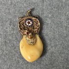 Antique 14k Gold  Elk Tooth Deer Fraternal Fob Pendant Bpoe 6 Gram 1 5     Read