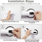 2pks 12  Helping Handle For Shower Suction Grab Bars Bathroom Portable Safety