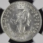 1913 Brazil 1000 Reis Ngc Ms63  Highly Lustrous Silver Coin  Rare Variety