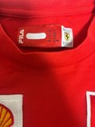 Fila Scuderia Ferrari T-shirt Xl Red Official Licensed Vintage Logo Tee