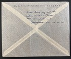 1939 Bangkok Thailand Airmail Cover To Tokyo Japan Rara Red Cross Overprints
