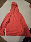 Nike Dri-fit Girls Hot Pink Pullover Fleece Hoodie L Long Sleeve Logo Pockets