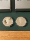 Rc Mint 1991 Frontenac Commemerative Silver Proof Dollar With Coa Lot Of  2 