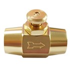 1 4 Inch Npt Brass Push Button Check Valve 1 4  Npt Female Thread Normally Cl   