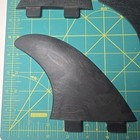 Pre-owned Surfboard Fins Fcs Black Thruster Set-up