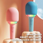 Wireless Karaoke Microphone Bluetooth Handheld Portable Speaker Home Ktv Player