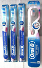 Oral-b 3 Pack Soft Toothbrush And 1 Extra Soft Compact Toothbrush -- Lot Of 4