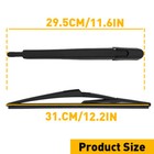 Rear Wiper Arm   Blade For Mercedes Ml350 Ml500 Ml550 Gl350 Gl450 1648200844