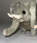 Russ Yomiko Classics Gray Mom Elephant With Baby Plush Stuffed Animal Toy Cute