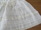 Vintage Sheer Antique Party Girls Dress Sheer Gauze Cotton With Lace Toddler