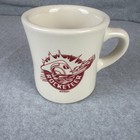 Vintage 1990s Walt Disney The Rocketeer Bull Dog Cafe Coffee Mug Cup Rare