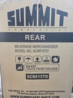 Summit Scr615td 24  Glass Door Commercial Refrigerator With Drawer In Stainless