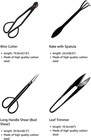 15 Pieces Bonsai Tree Kit  Bonsai Tools Set  Carbon Steel Scissor Cutter Shear