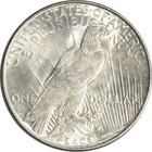 1923 D Us Peace Silver Dollar  1 - Au