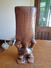 Vintage Treasure Craft Tiki Bar Decor Hawaii Idol Ceramic Figurine 8    1968