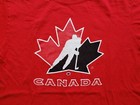 Team Canada Hockey Short Sleeve Red Shirt   Boys Medium   Large   National Team